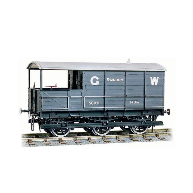 Peco GWR 24ton Six Wheel Brake Van O Gauge W-603