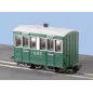 Peco Glyn Valley Tramway 4 Wheel Enclosed Side Coach OO9 Gauge GR-500