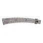 Peco L/H Curved Turnout HOn3 Gauge SL-E1487