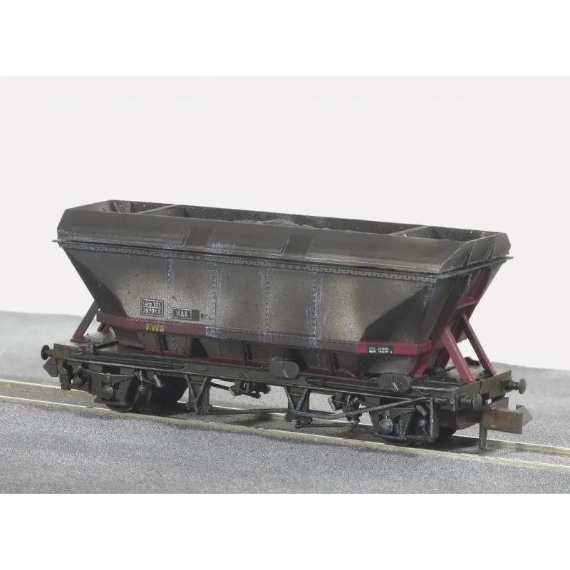 Peco MGR Coal Hopper 'HAA EWS' Maroon - weathered N Gauge NR-303W