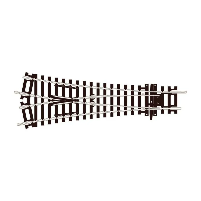 Peco Medium Radius Y Turnout, Insulfrog OO/HO Gauge ST-247
