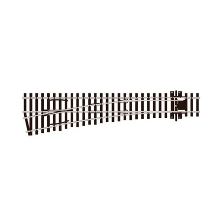 Peco Medium radius L/H OO/HO Gauge SL-E196