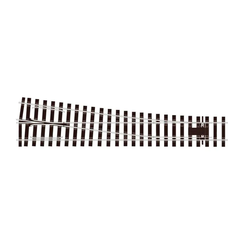 Peco Medium radius (1828mm, 72”) Turnout R/H Electrofrog O Gauge SL-E791BH