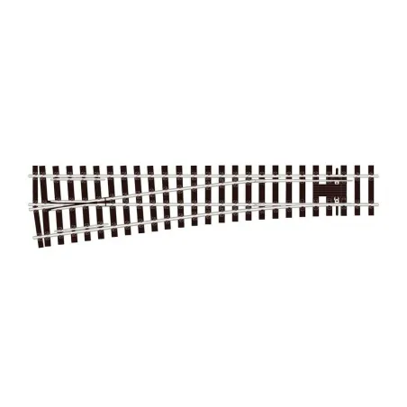 Peco Medium radius (1828mm, 72”) Turnout L/H O Gauge SL-E792FB