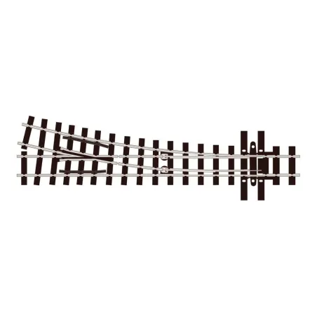 Peco Mainline Turnout R/H, 457mm (18in) radius, nickel silver rail OO9 Gauge SL-E495