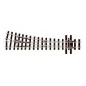 Peco Mainline Turnout R/H, 457mm (18in) radius, nickel silver rail OO9 Gauge SL-E495