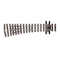 Peco Mainline Turnout L/H, 457mm (18in) radius, nickel silver rail OO9 Gauge SL-E496