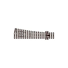 Peco Medium radius R/H Turnout HOn3 Gauge SL-E1495