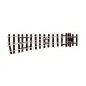Peco Medium radius L/H turnout O-16.5 Gauge SL-E596