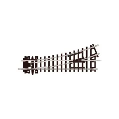 Peco No.1 Radius, L/H Turnout, Insulfrog N Gauge ST-6