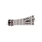Peco No.1 Radius, L/H Turnout, Insulfrog N Gauge ST-6