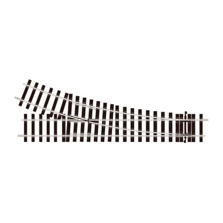 Peco No.2 Radius, Unifrog R/H Turnout O Gauge ST-U750