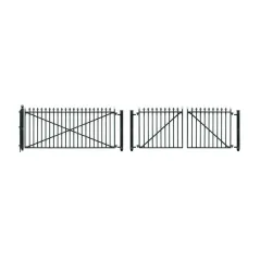 Peco O Gauge GWR Spear Fencing - Ramps & Gates Fencing(890mm)1 Lge 2 sml Gates O Gauge LK-742