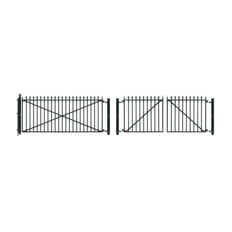 Peco O Gauge GWR Spear Fencing - Ramps & Gates Fencing(890mm)1 Lge 2 sml Gates O Gauge LK-742