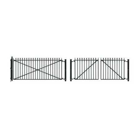 Peco O Gauge GWR Spear Fencing - Ramps & Gates Fencing(890mm)1 Lge 2 sml Gates O Gauge LK-742