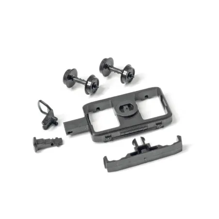 Peco OO-9 Narrow Gauge Coach Bogies, Wheels & Couplers OO9 Gauge GR-104