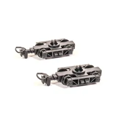 Peco OO-9 L&B Wagon Bogie & Wheels OO9 Gauge GR-106