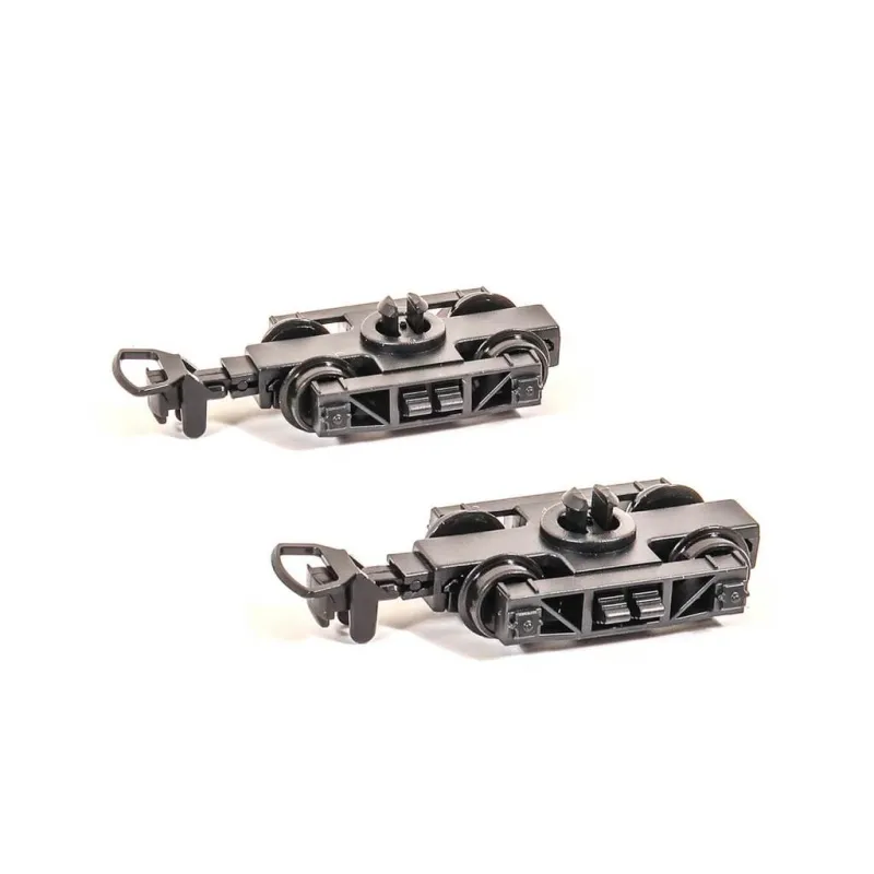 Peco OO-9 L&B Wagon Bogie & Wheels OO9 Gauge GR-106