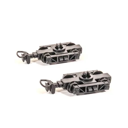 Peco OO-9 L&B Wagon Bogie & Wheels OO9 Gauge GR-106