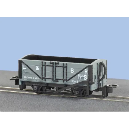 Peco OO-9 Open Wagon, L&B Livery NO.8 OO9 Gauge GR-200D