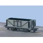 Peco OO-9 Open Wagon, L&B Grey Unlettered OO9 Gauge GR-200U