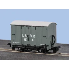 Peco OO-9 Box Van, L&B Livery No.4 OO9 Gauge GR-220C