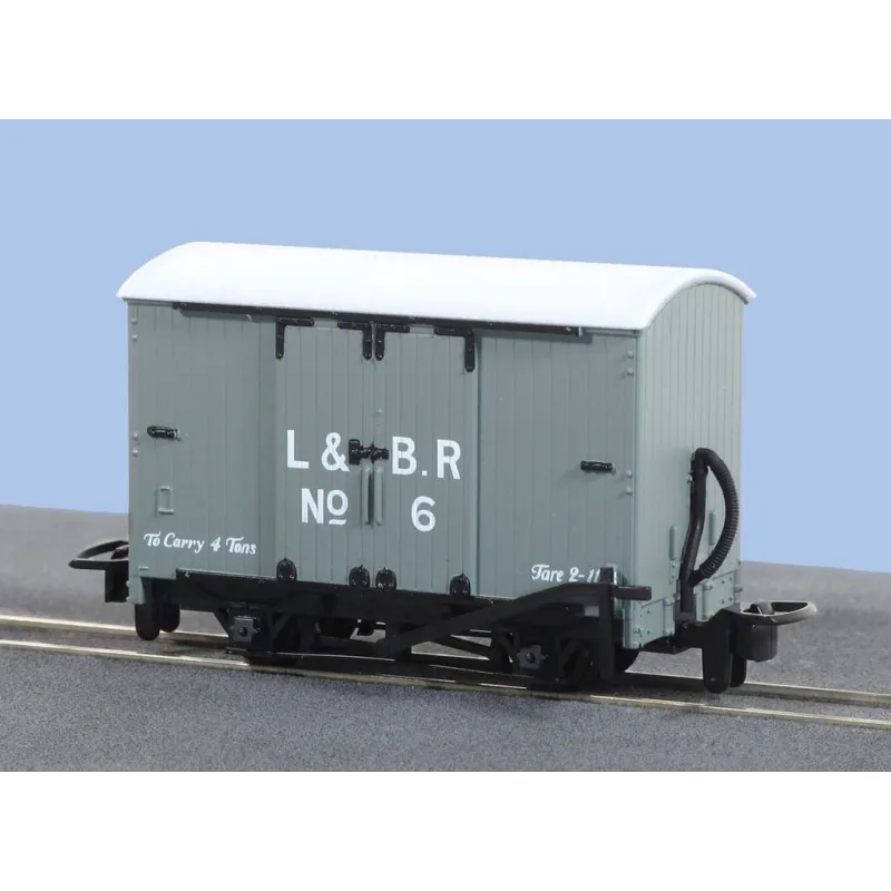 Peco OO-9 Box Van, L&B Livert No.6 OO9 Gauge GR-220D