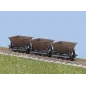 Peco OO-9 Hudson Rugga V-Skips Brown OO9 Gauge GR-330