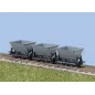 Peco OO-9 Hudson Rugga V-Skips Grey OO9 Gauge GR-331
