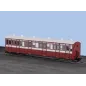 Peco OO-9 L&B Composite Coach 1st/3rd, L&B Livery, No. 6 OO9 Gauge GR-400B