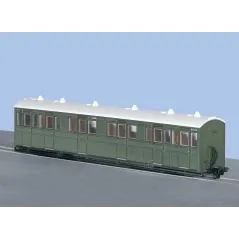 Peco OO-9 L&B Composite Coach Green Unlettered OO9 Gauge GR-401U