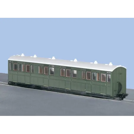 Peco OO-9 L&B Composite Coach Green Unlettered OO9 Gauge GR-401U