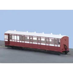 Peco OO-9 Brake Coach, L&B Livery No.15 OO9 Gauge GR-420A