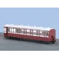 Peco OO-9 Brake Coach, L&B Livery No.15 OO9 Gauge GR-420A