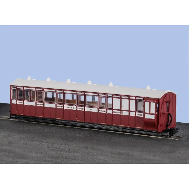 Peco OO-9 L&B Brake Coach L&B Livery No.16 OO9 Gauge GR-420B