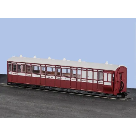 Peco OO-9 L&B Brake Coach L&B Livery No.16 OO9 Gauge GR-420B