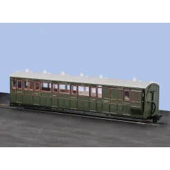 Peco OO-9 L&B Brake Coach, SR Livery, No. 6993 OO9 Gauge GR-421B