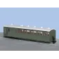 Peco OO-9 L&B Brake Coach, SR Livery, Unlettered OO9 Gauge GR-421U
