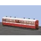 Peco OO-9 L&B Centre Observation Coach, L&B Livery No 7 OO9 Gauge GR-450A