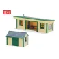 Peco Platform Shelter & Hut, timber type OO/HO Gauge LK-16