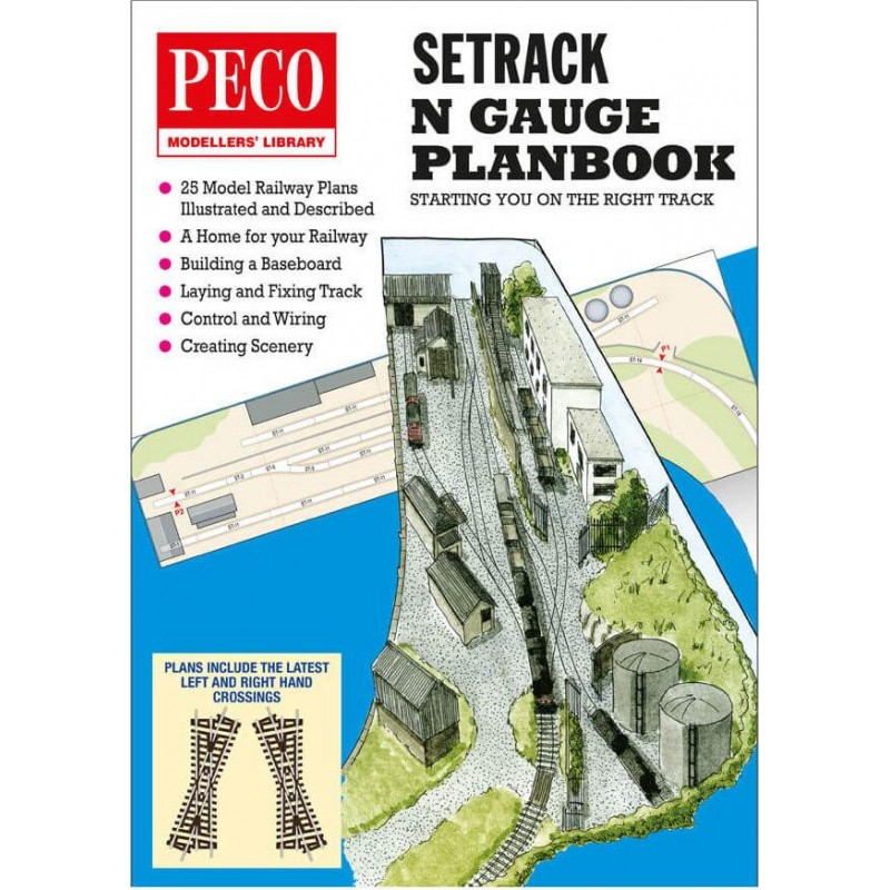 Peco Peco N Setrack Planbook All Gauges IN-1