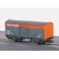 Peco Railfreight Van, BR, red/grey N Gauge NR-12R