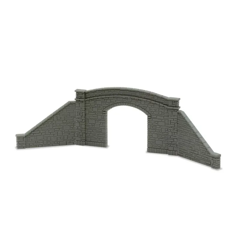 Peco Road Bridge Sides, stone type, single track N Gauge NB-33