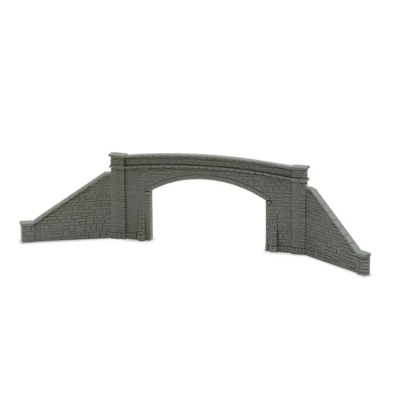 Peco Road Bridge Sides, stone type, double track N Gauge NB-34