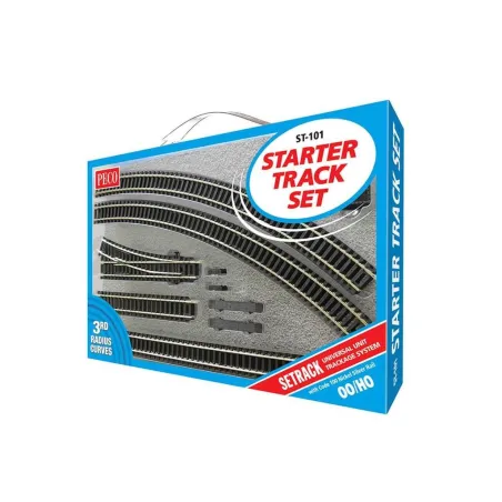 Peco Setrack OO/HO Starter Track Set, 3rd Radius OO/HO Gauge ST-101