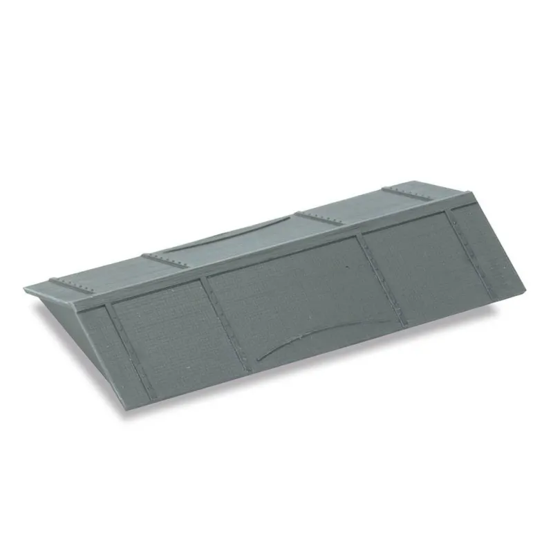 Peco Salt Wagon Roof, black plastic moulding OO Gauge R-36