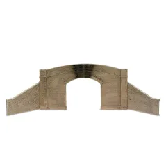 Peco Road Bridge sides & Walls, stone type, single track O Gauge LK-733