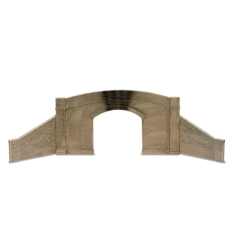 Peco Road Bridge sides & Walls, stone type, single track O Gauge LK-733
