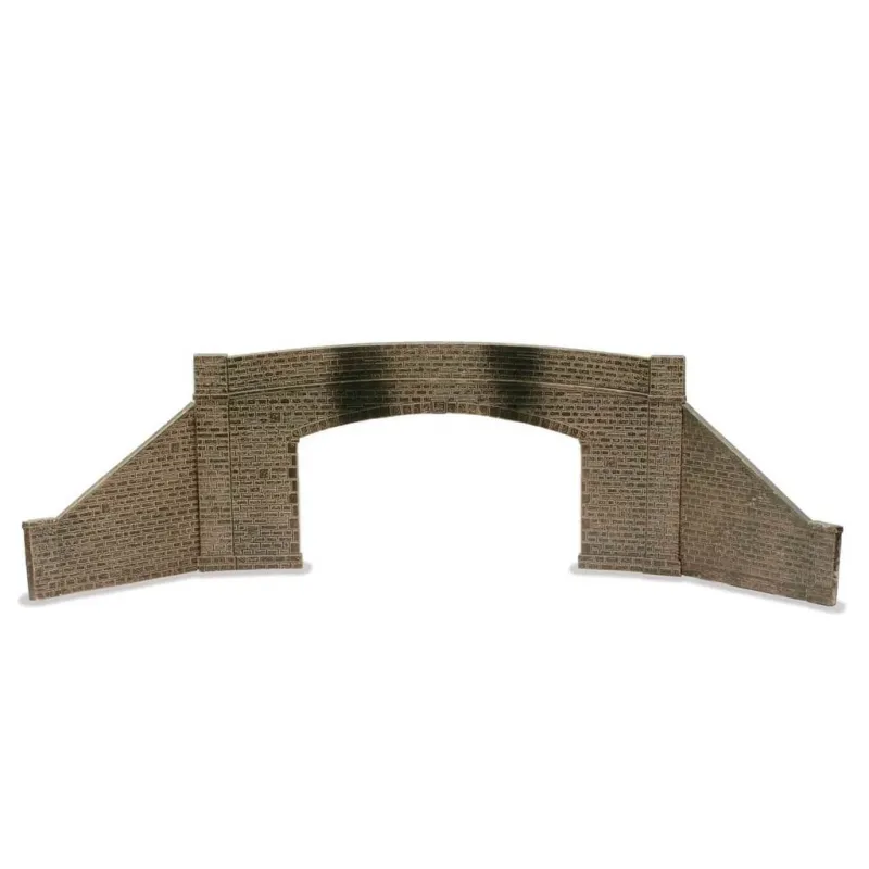 Peco Road Bridge sides & Walls, stone type, double track O Gauge LK-734