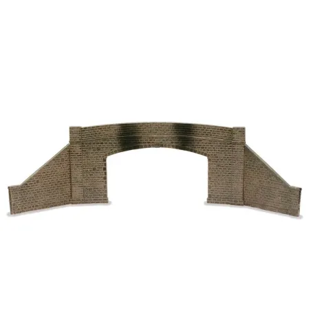 Peco Road Bridge sides & Walls, stone type, double track O Gauge LK-734